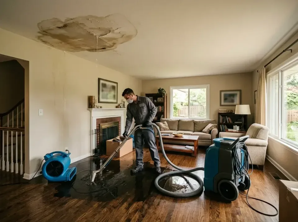 attic-pipe-burst-ceiling-drip-008 — frequently asked questions, Water Damage Restoration & Carpet Care in Jeffersonville, IN